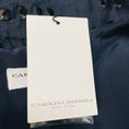 Load image into Gallery viewer, Carolina Herrera Dark Navy Embroidered Top
