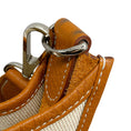 Load image into Gallery viewer, Hermes Beige / Cognac Toile / Clemence Leather Evelyne III GM
