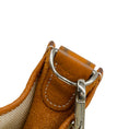 Load image into Gallery viewer, Hermes Beige / Cognac Toile / Clemence Leather Evelyne III GM
