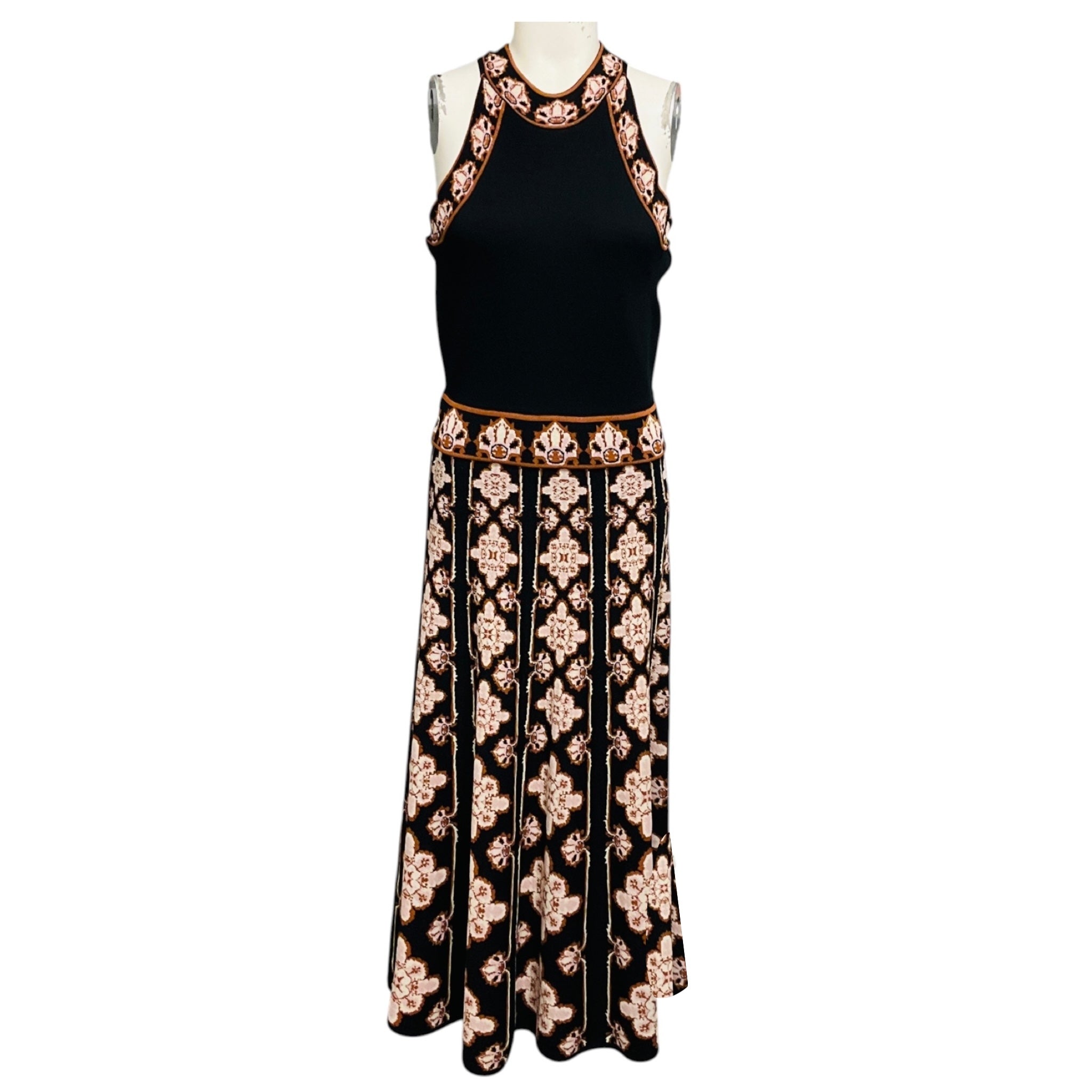 Cara Cara Vintage Scarf Black Sandrinna Dress