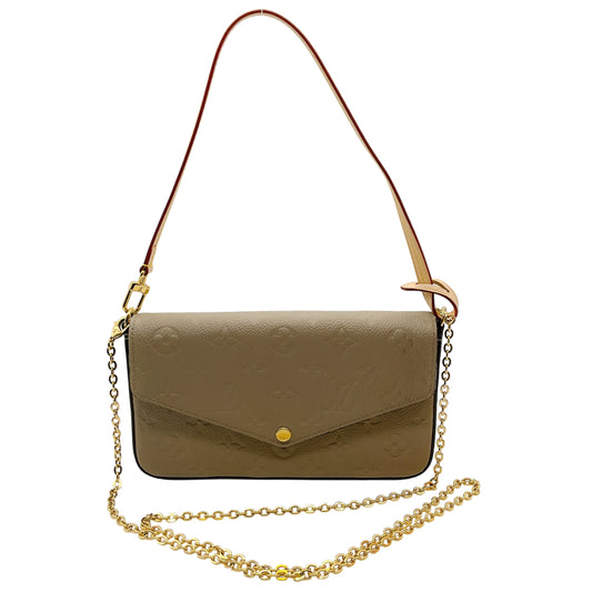 Louis Vuitton Beige Monogram Emprient Pochette Felicie