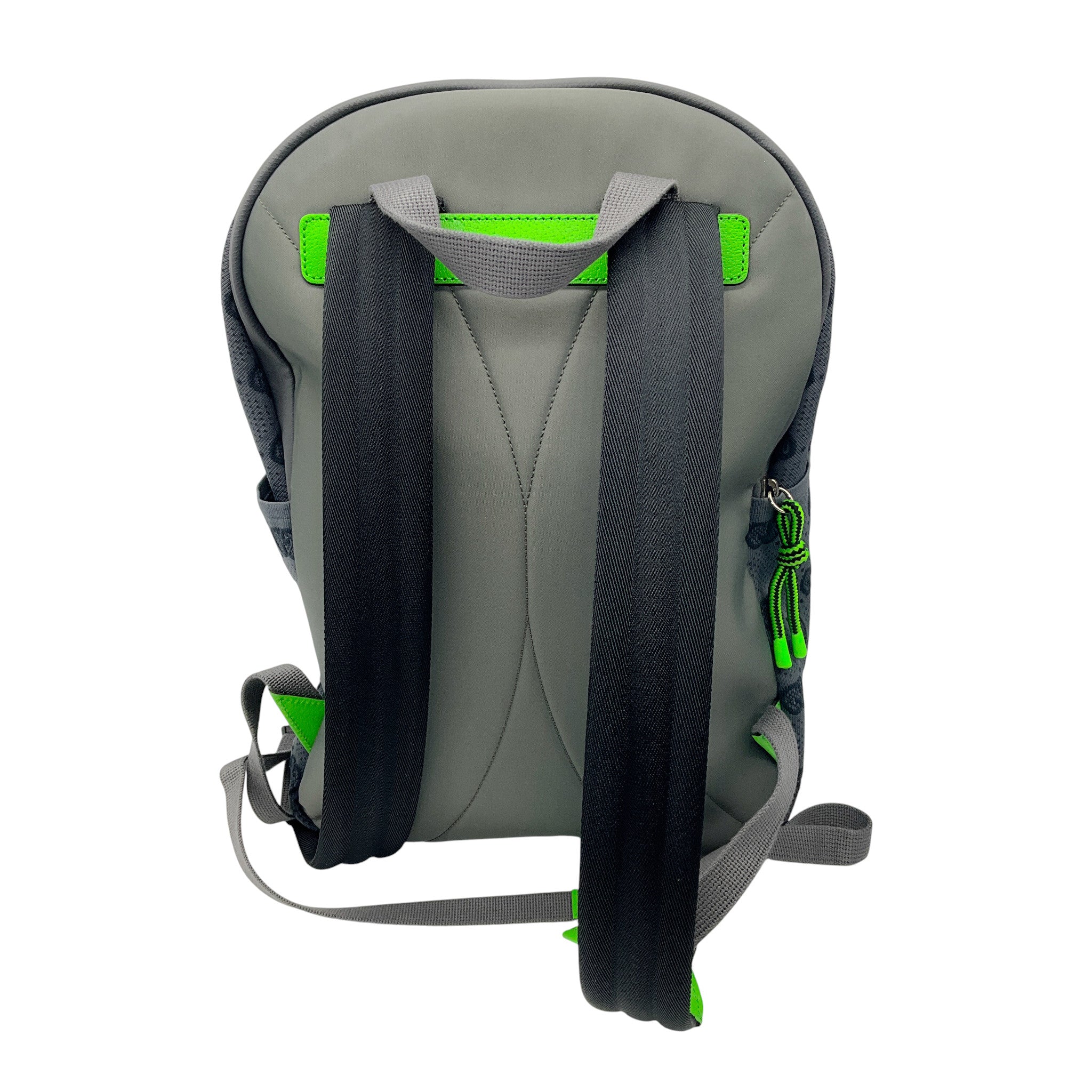 Gucci Grey / Red / Green Multi GG Nylon Backpack