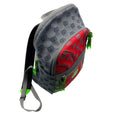 Load image into Gallery viewer, Gucci Grey / Red / Green Multi GG Nylon Backpack
