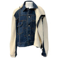 Load image into Gallery viewer, Sacai Denim Jacket with Knit Sleeves and Overlay
