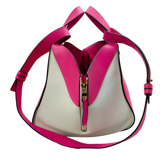 Loewe White / Pink Hammock Bag