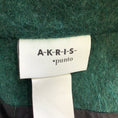 Load image into Gallery viewer, Akris Punto Green / Beige / Black Striped Mohair Coat
