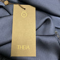 Load image into Gallery viewer, Theia Navy Anabella Textured Tulle Gown
