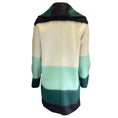 Load image into Gallery viewer, Akris Punto Green / Beige / Black Striped Mohair Coat
