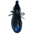 Load image into Gallery viewer, Henry Beguelin Metallic Blue Elletrico Sneakers
