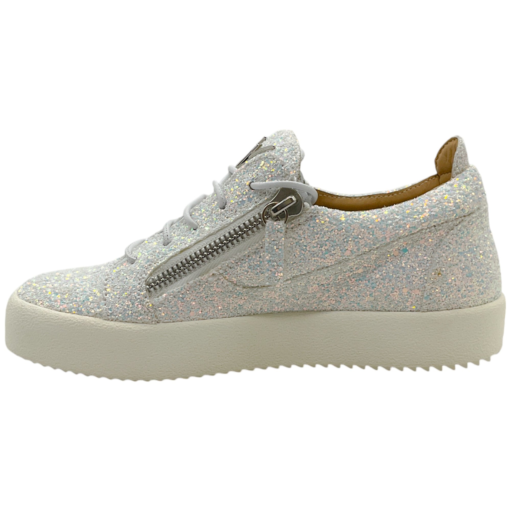 Giuseppe Zanotti Milk Glitter Low Top Sneakers