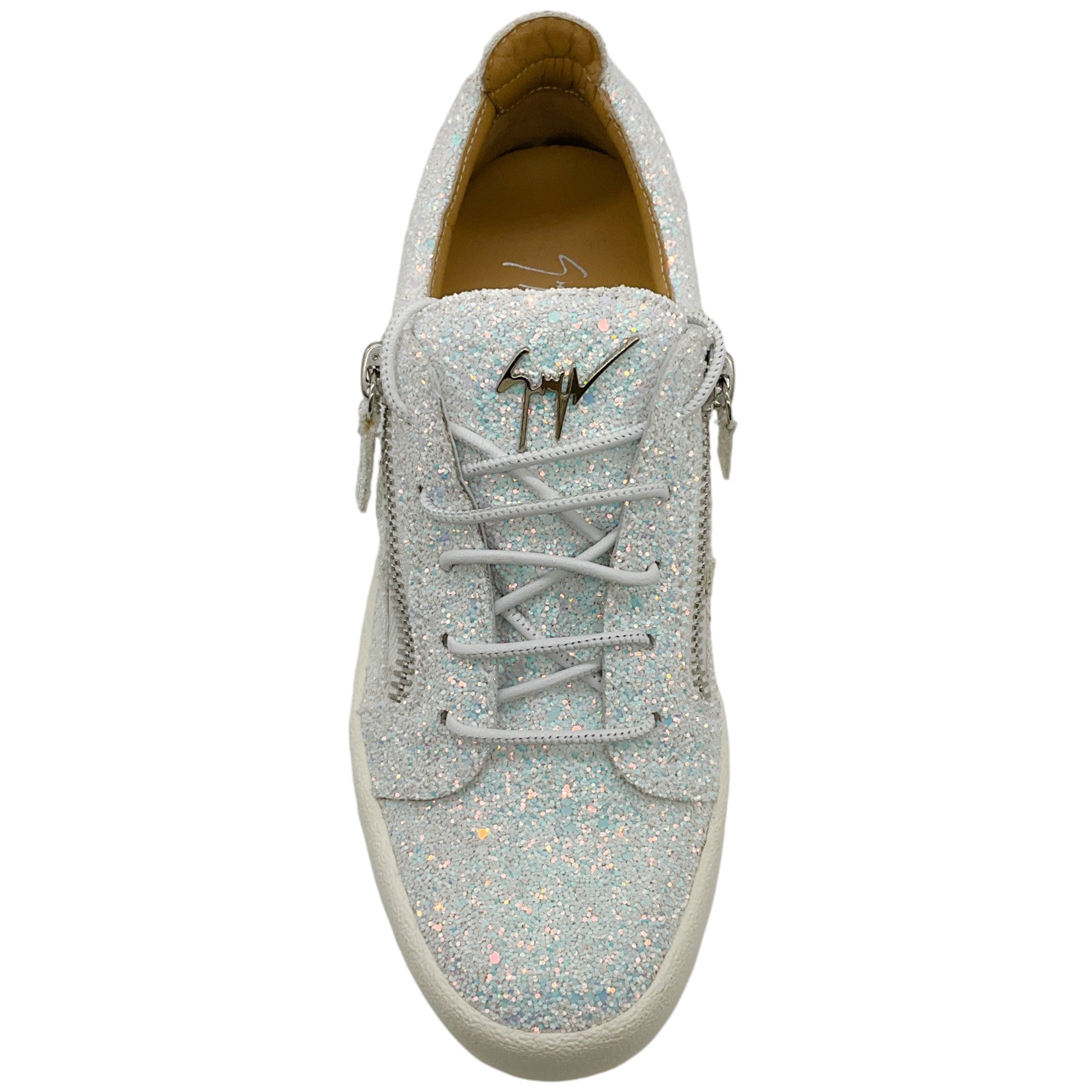 Giuseppe Zanotti Milk Glitter Low Top Sneakers