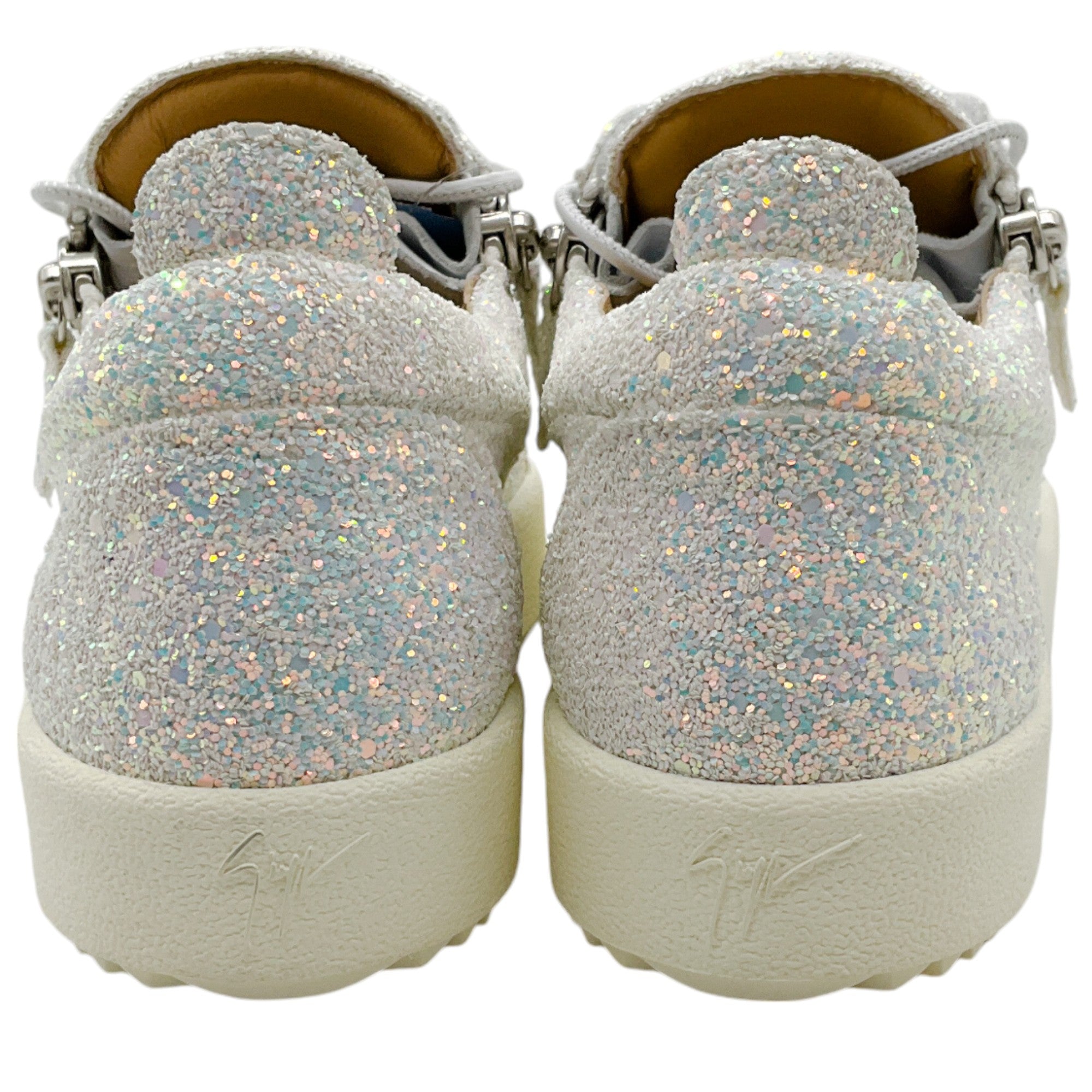 Giuseppe Zanotti Milk Glitter Low Top Sneakers