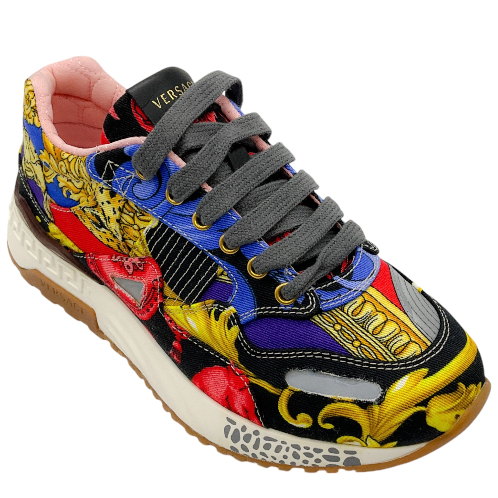 Versace Multi Baroque Print Achilles Sneakers
