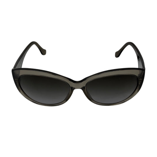 Balenciaga Grey Gradient Lens Cat Eye Acetate Sunglasses