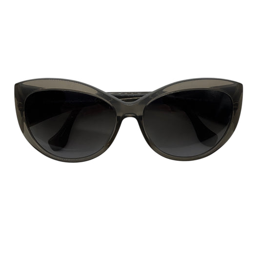 Balenciaga Grey Gradient Lens Cat Eye Acetate Sunglasses