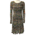 Load image into Gallery viewer, Missoni Orange / Mint / Multi Knit Long Sleeved Dress

