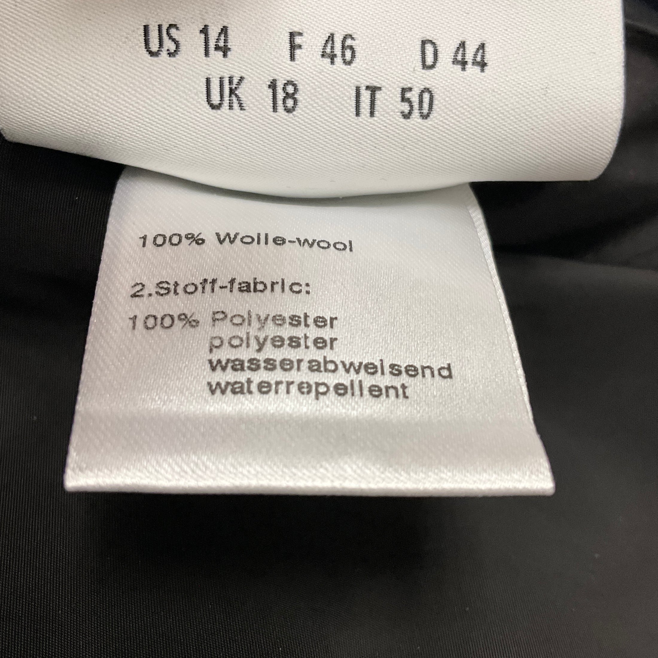 Akris Punto Navy / Black Reversible Wool and Tessuto Coat