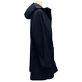 Load image into Gallery viewer, Akris Punto Navy / Black Reversible Wool and Tessuto Coat
