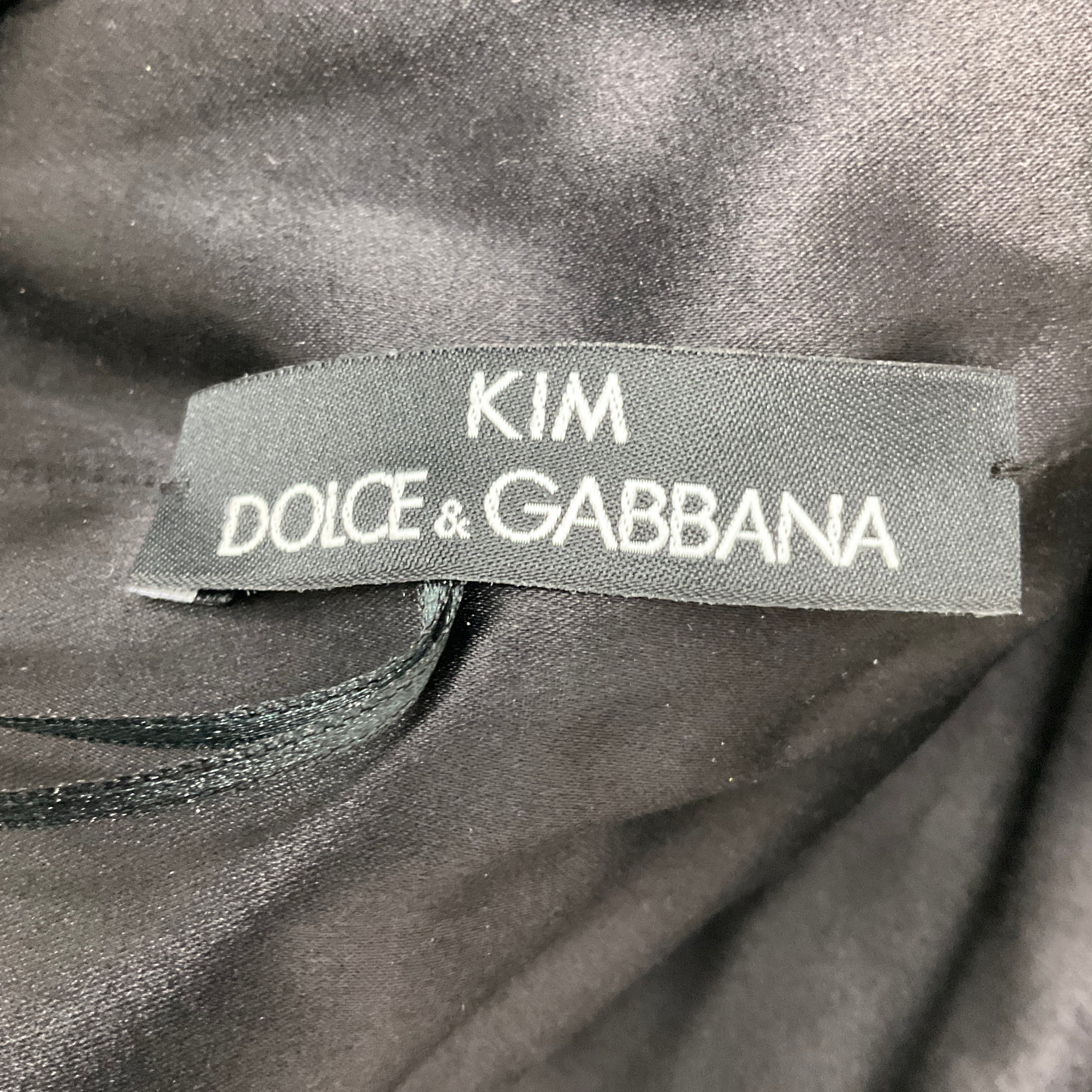 Dolce & Gabbana x Kim Silver Metallic Spring 2023 Foiled Midi Dress