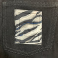 Load image into Gallery viewer, Fendi Black Denim Cotton Jeans with FF Logo Patch
