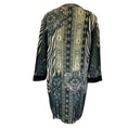 Load image into Gallery viewer, Etro Black / Grey / Beige Multi Printed Embellished Crepe Dress
