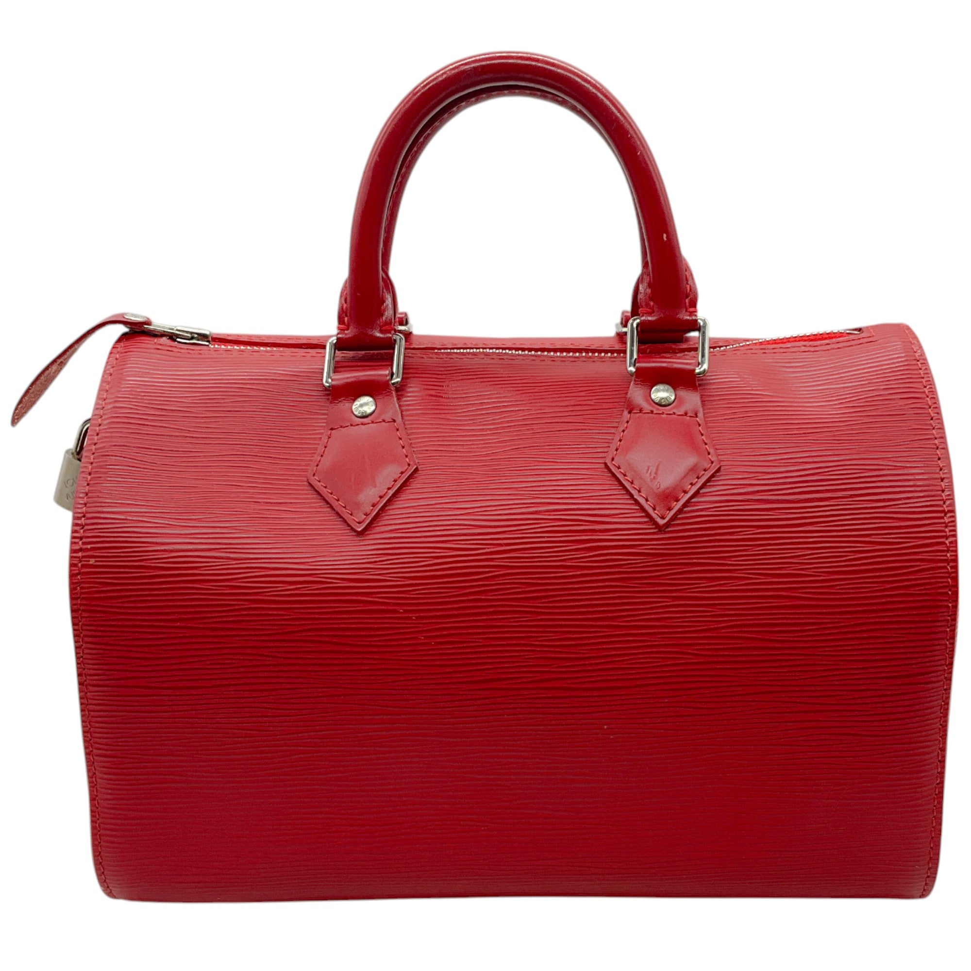 Louis Vuitton Red Epi Speedy 30 Bag
