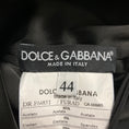 Load image into Gallery viewer, Dolce & Gabbana Black Sleeveless V-Neck Satin Cocktail Dress
