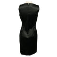 Load image into Gallery viewer, Dolce & Gabbana Black Sleeveless V-Neck Satin Cocktail Dress
