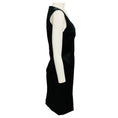 Load image into Gallery viewer, Dolce & Gabbana Black Sleeveless V-Neck Satin Cocktail Dress
