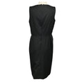 Load image into Gallery viewer, Yves Saint Laurent Charcoal Grey Sleeveless Wool and Silk Midi Dress
