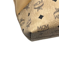 Load image into Gallery viewer, MCM Beige Leather Wilder Visetos Leather Shopper Tote Handbag
