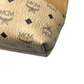 Load image into Gallery viewer, MCM Beige Leather Wilder Visetos Leather Shopper Tote Handbag

