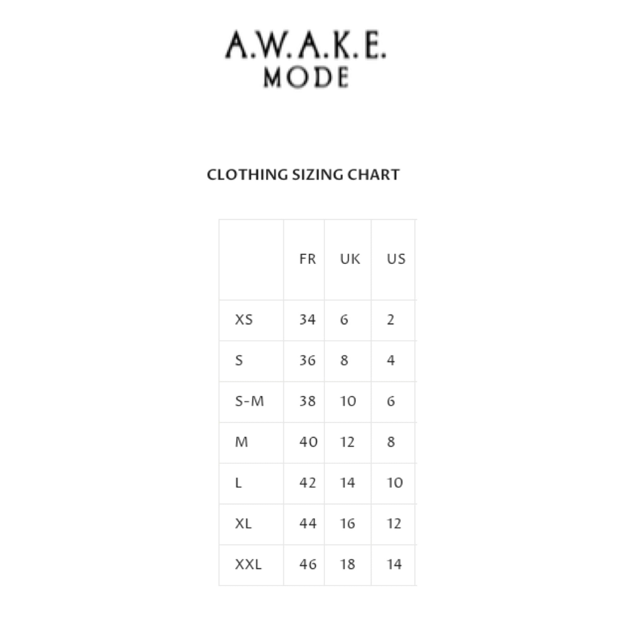 A.W.A.K.E. MODE Orange / Cream Back to Front Reversible Gathered Knot Top