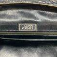 Load image into Gallery viewer, Versace Vintage 1990's Black Croc Embossed Satchel
