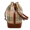 Load image into Gallery viewer, Burberry Vintage Nova Check Bucket Drawstring Shoulder Bag
