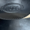 Load image into Gallery viewer, Tod's Black Double Top Handle Genuine Leather Tote Handbag

