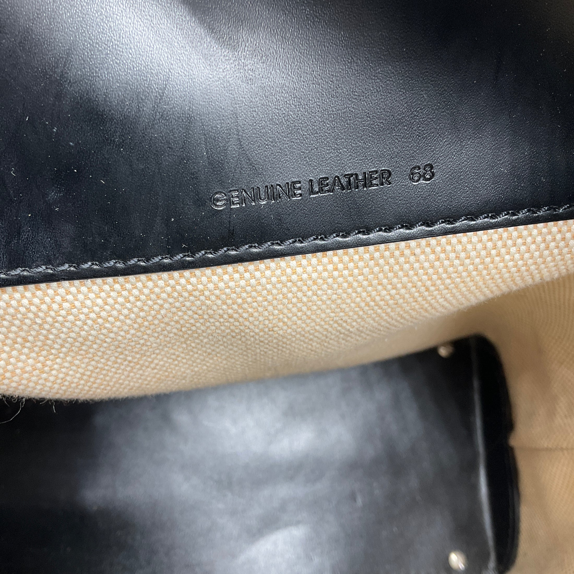 Tod's Black Double Top Handle Genuine Leather Tote Handbag