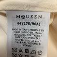 Load image into Gallery viewer, McQueen Oyster Smashed Satin Asymmetric High Neck Top

