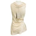 Load image into Gallery viewer, McQueen Oyster Smashed Satin Asymmetric High Neck Top

