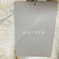 Load image into Gallery viewer, McQueen Oyster Draped Smashed Satin Asymmetric Hem Midi Dress
