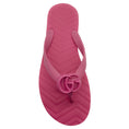 Load image into Gallery viewer, Gucci Pink Rubber Marmont Flip Flops
