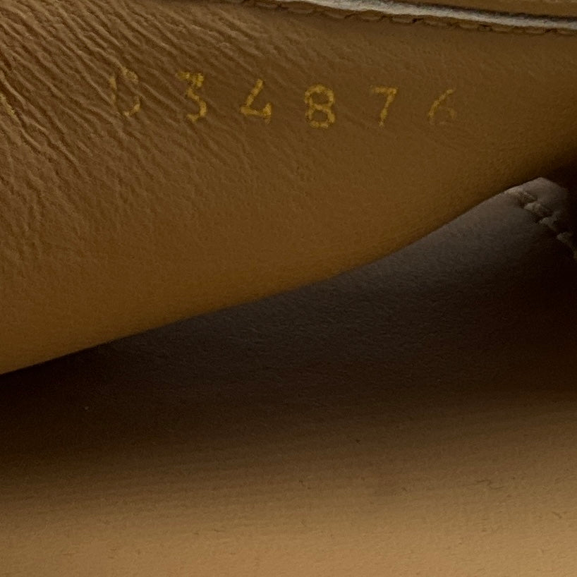 Chanel Tan / Black Logo Leather and Cork Slide Sandals