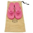 Load image into Gallery viewer, Gucci Pink Rubber Marmont Flip Flops
