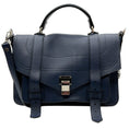 Load image into Gallery viewer, Proenza Schouler Blue Leather PS1 Medium Shoulder Bag

