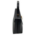 Load image into Gallery viewer, Salvatore Ferragamo Black Leather Gancini Iconic Top Handle Handbag
