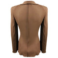 Load image into Gallery viewer, Giorgio Armani Brown Viscose Stretch Blazer Jacket with Ring Closure
