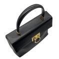 Load image into Gallery viewer, Salvatore Ferragamo Black Leather Gancini Iconic Top Handle Handbag
