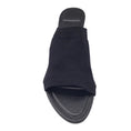 Load image into Gallery viewer, Balenciaga Black Tight Knit 40mm Mule Sandals
