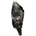 Load image into Gallery viewer, Aje Olive Multi Floral Scuba Moto Zip Jacket
