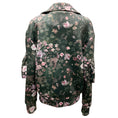 Load image into Gallery viewer, Aje Olive Multi Floral Scuba Moto Zip Jacket
